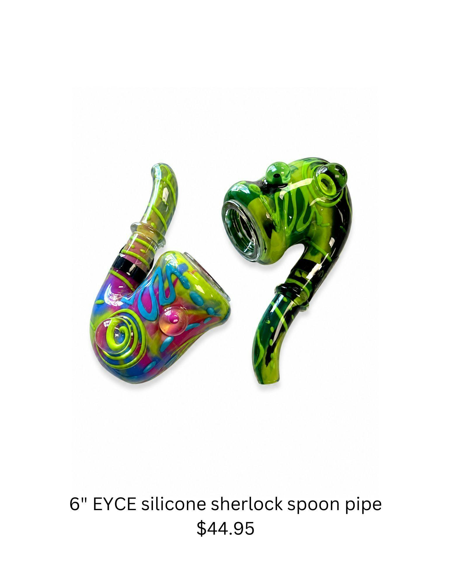6" Eyce ORAFLEX Silicone Sherlock Spoon Pipe