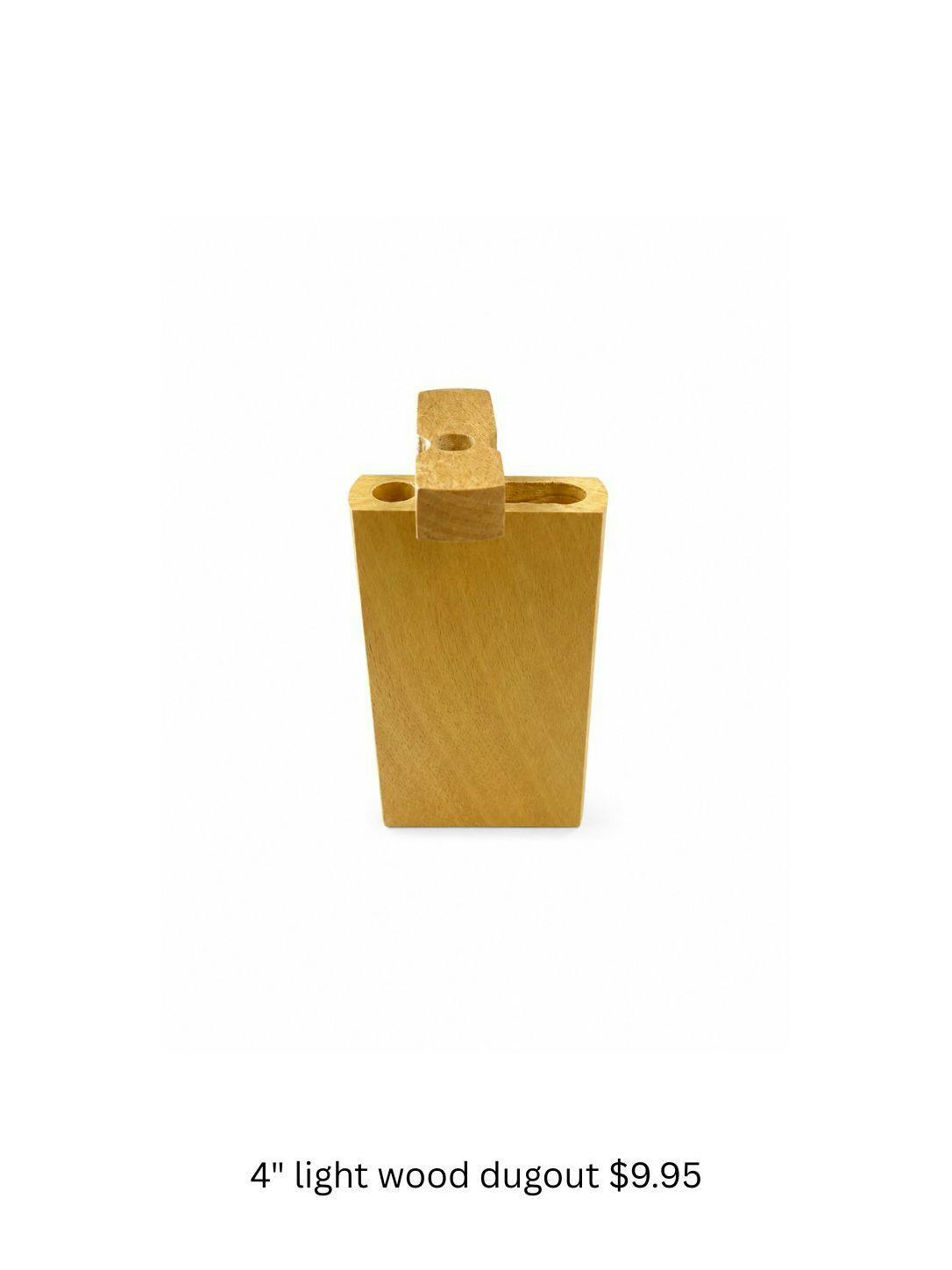 4" Light Wood Dugout