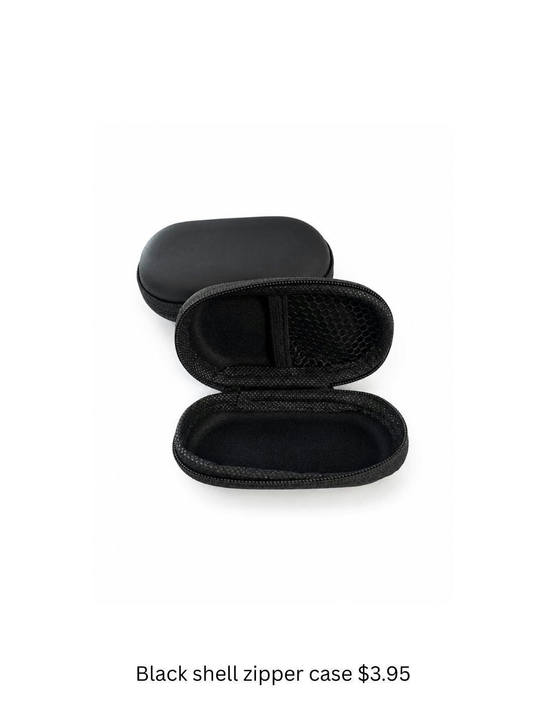 Black Hard Shell Zipper Storage Case Small