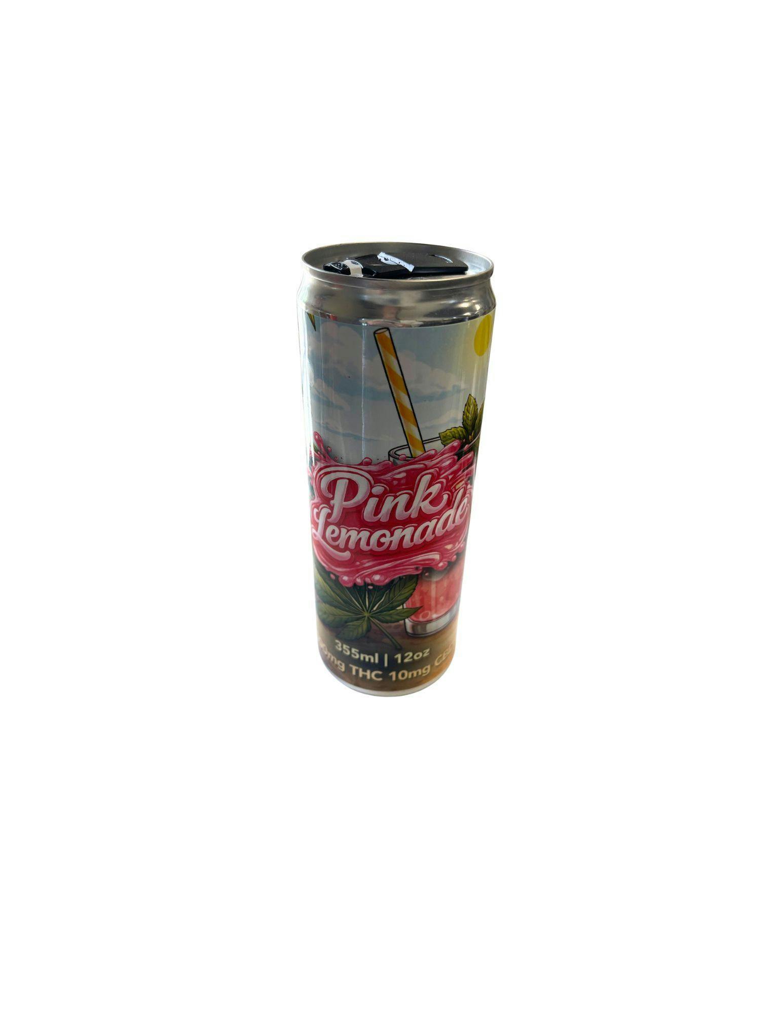 Floe' - Pink Lemonade 12oz THC Soda 100mg THC - 10mg CBD
