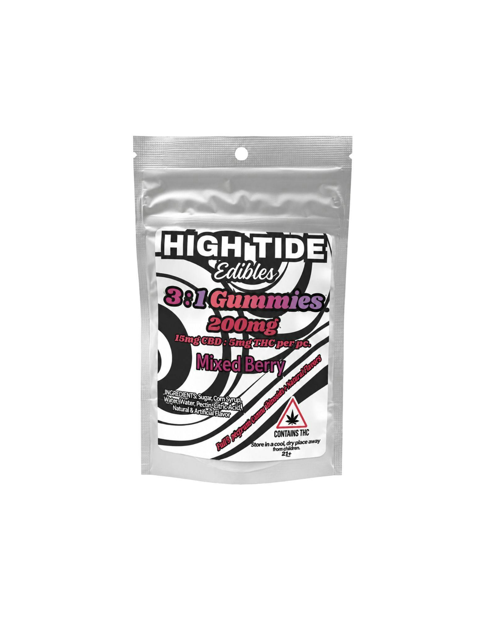 3:1 CBD/THC Gummies Mixed Berry-200mg