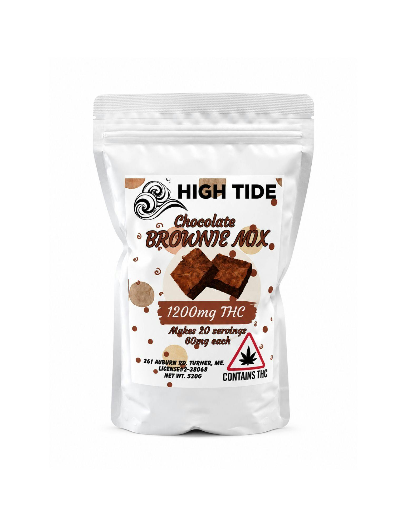 High Tide Chocolate Brownie Mix - 1200mg THC