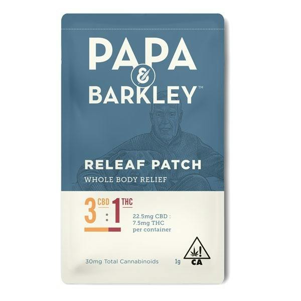 Papa & Barkley - Releaf Patch 3:1 CBD:THC