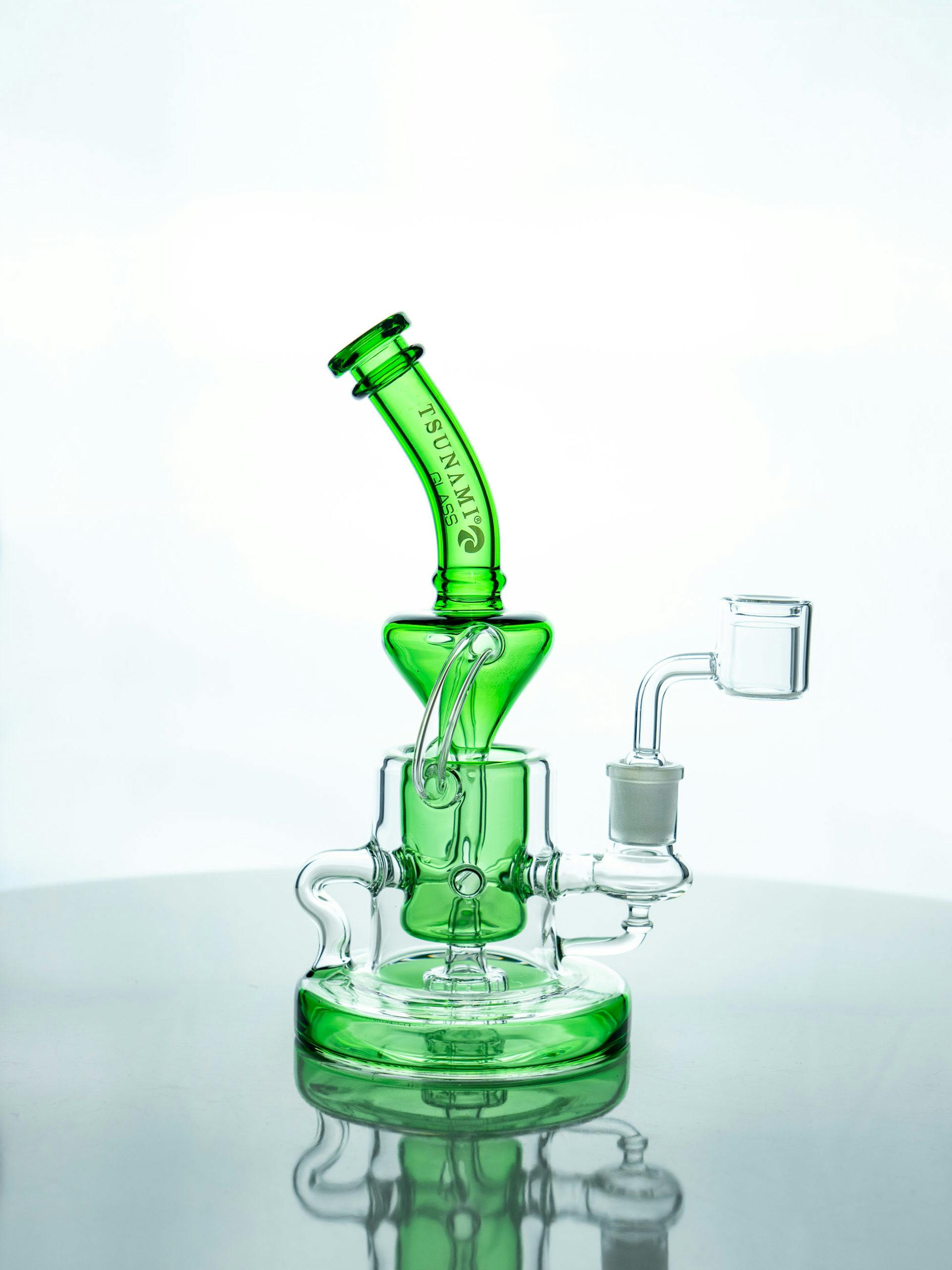 Tsunami: Accessories | Concentrate Rig | Shower Head Recycler | 9"