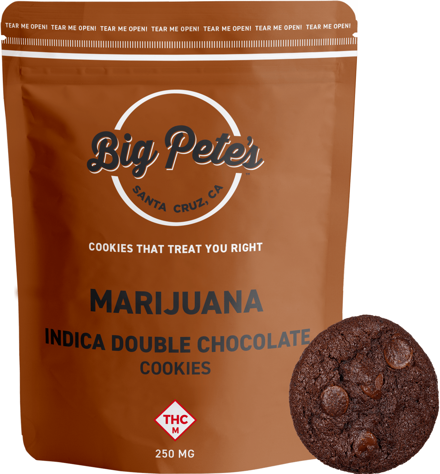 250MG DOUBLE CHOCOLATE CHIP COOKIE