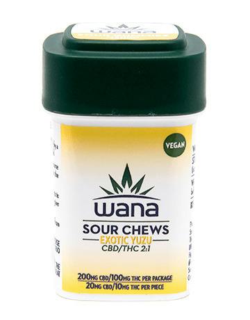 Exotic Yuzu 2:1 Sour Gummies - Wana