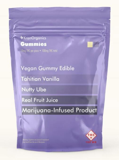 Vanilla Ube Coconut 100mg Gummies - Kran Organics