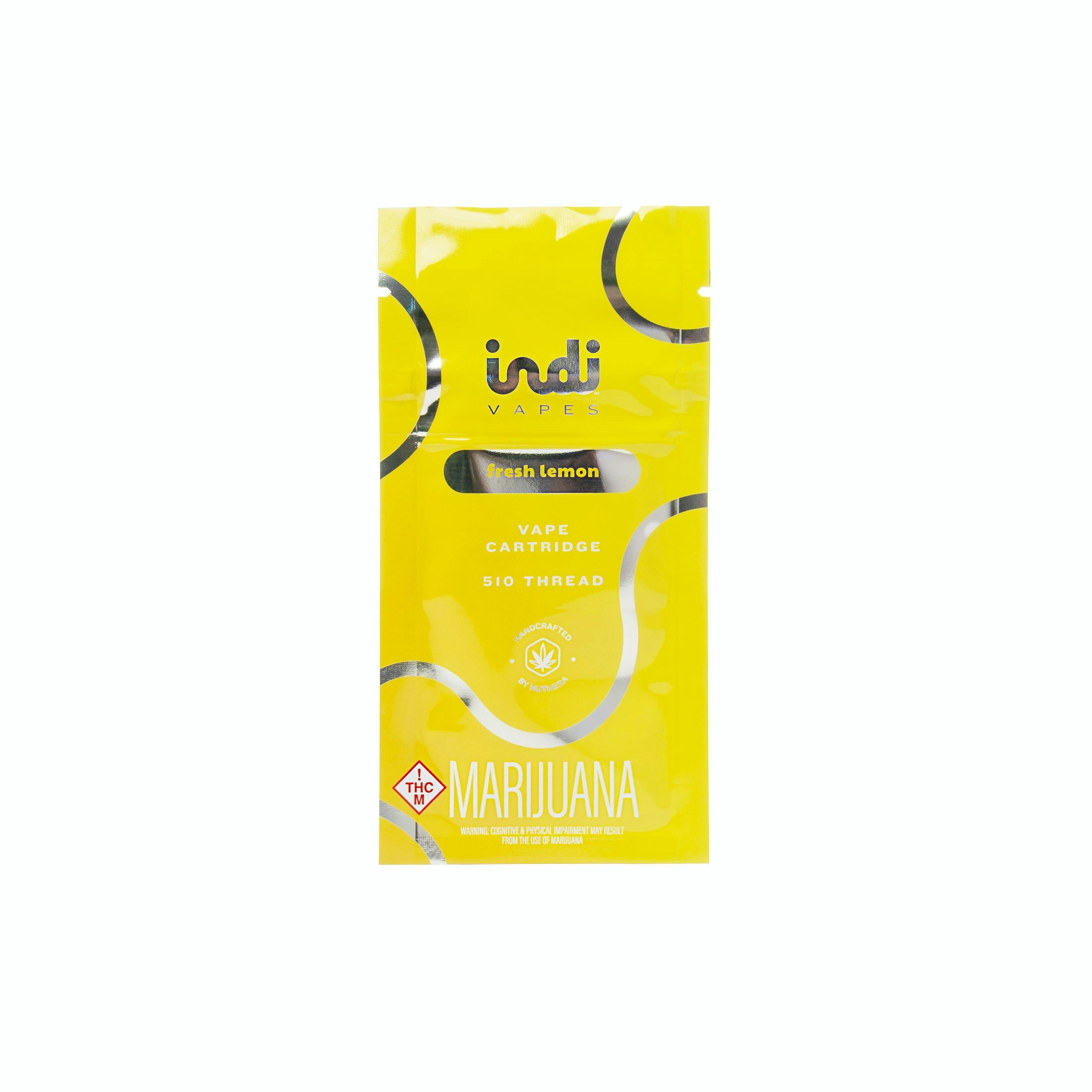 Fresh Lemon .5g Cartridge - Indi