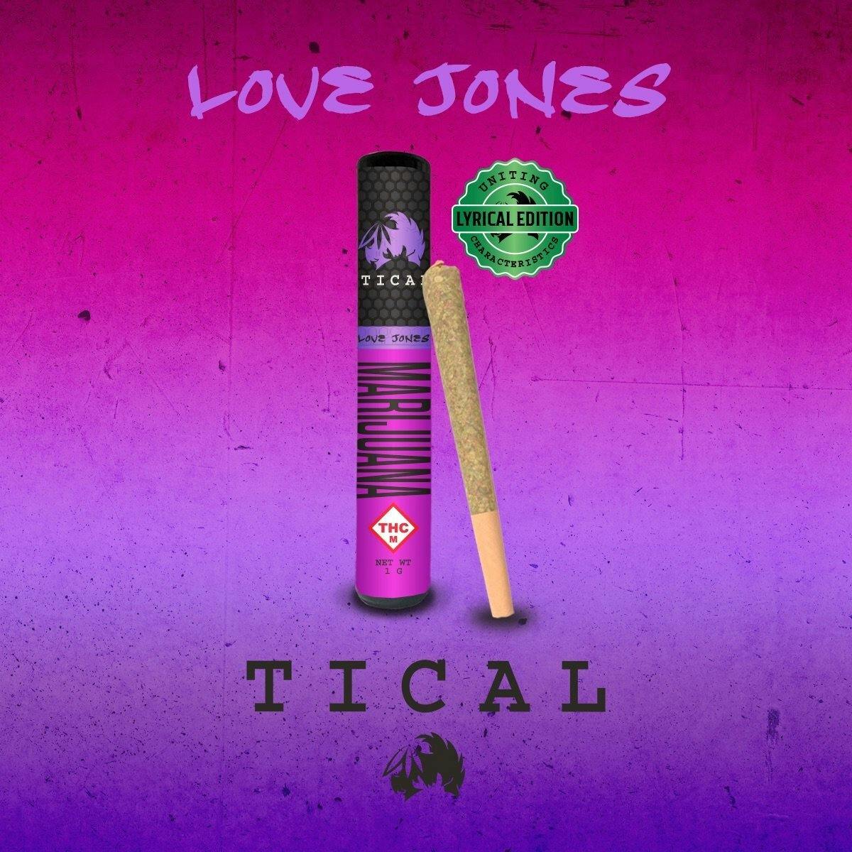 Love Jones 1g Preroll - Tical
