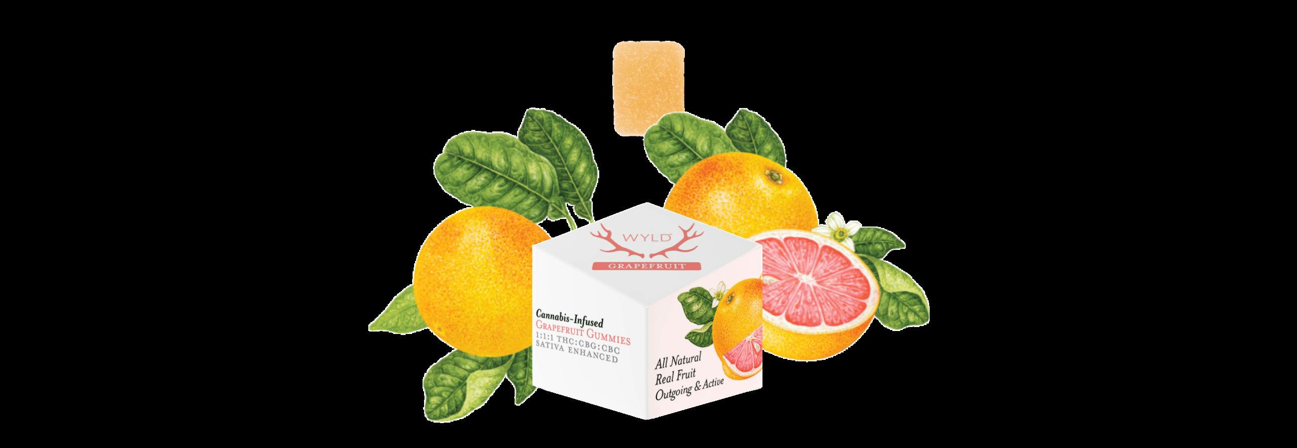 Grapefruit 1:1:1 THC:CBG:CBC Gummies 10pk