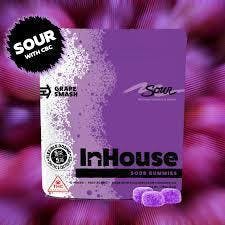 Sour Grape Smash 1:1 THC:CBC Fast Acting Gummies 10pk