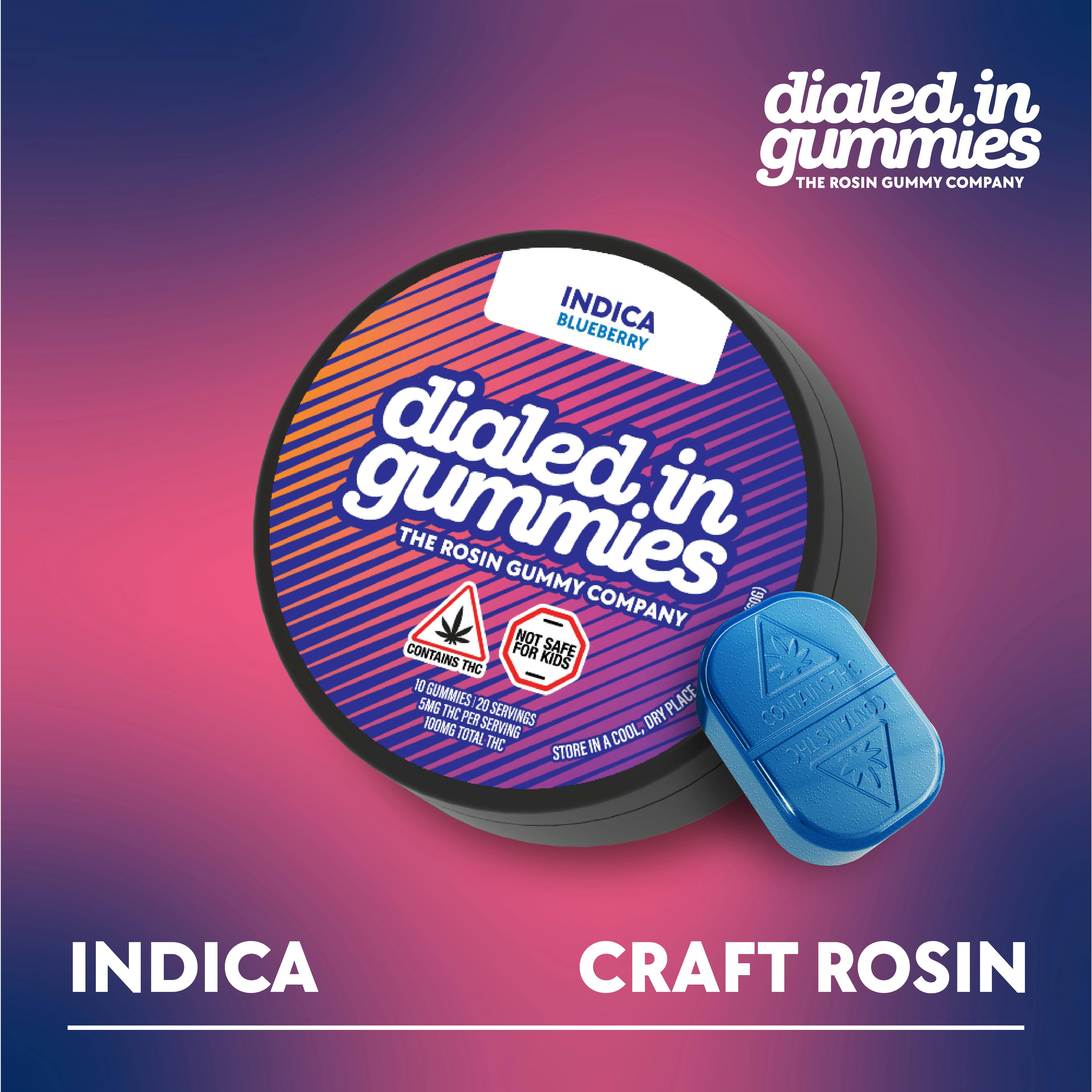 Blueberry Rosin Gummies 10pk