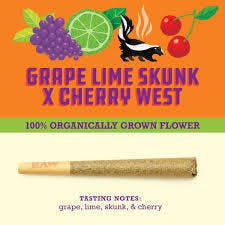 Grape Lime Skunk x Cherry West Pre-Roll