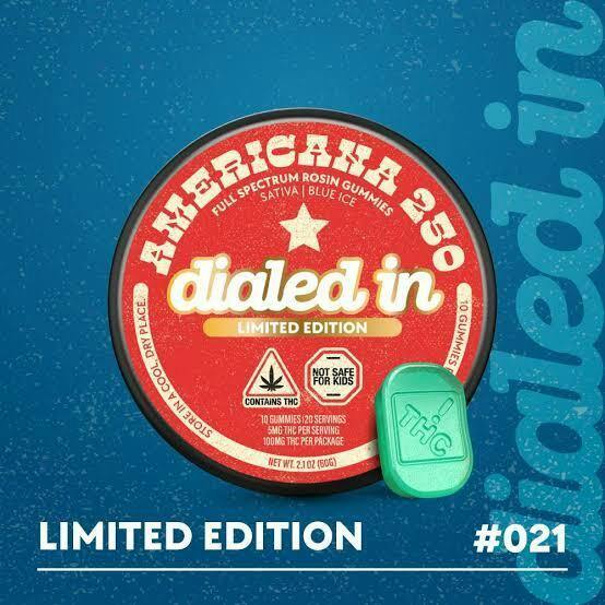 Blue Ice x Americana 250 Limited Edition Rosin Gummies 10pk
