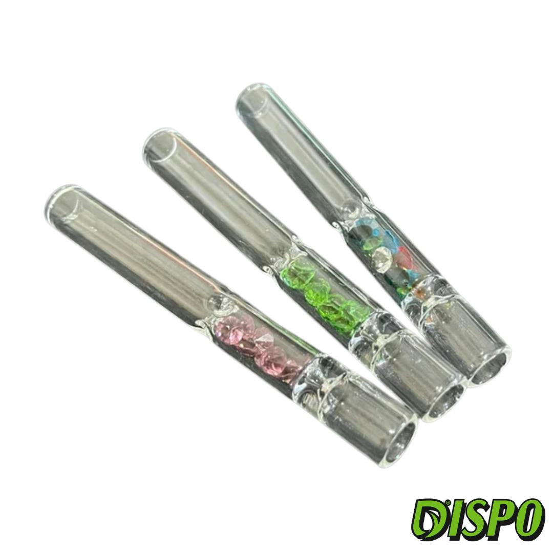 2" Glass One Hitter Twisted Design