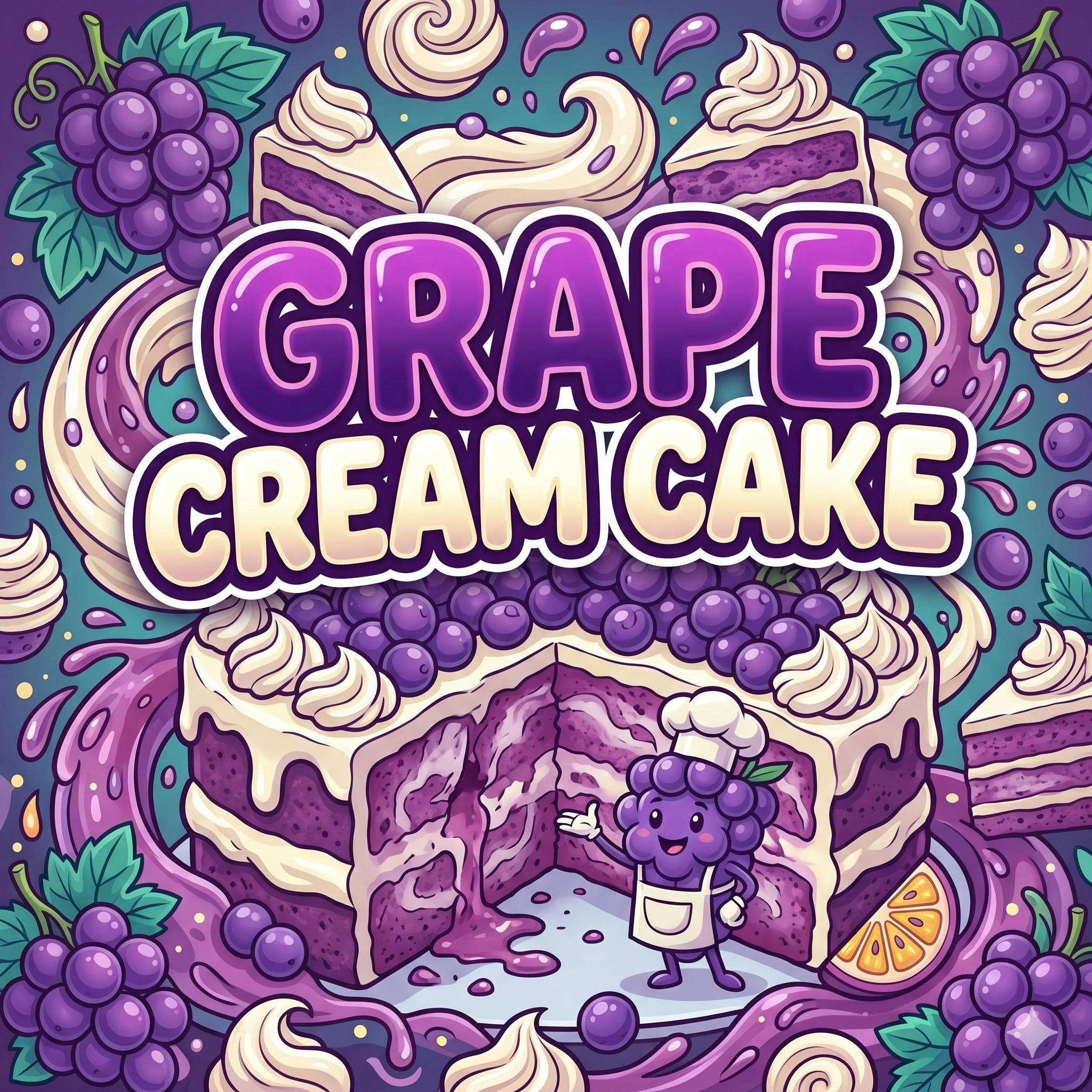 Grape Cream Cake | 1g cannabis product