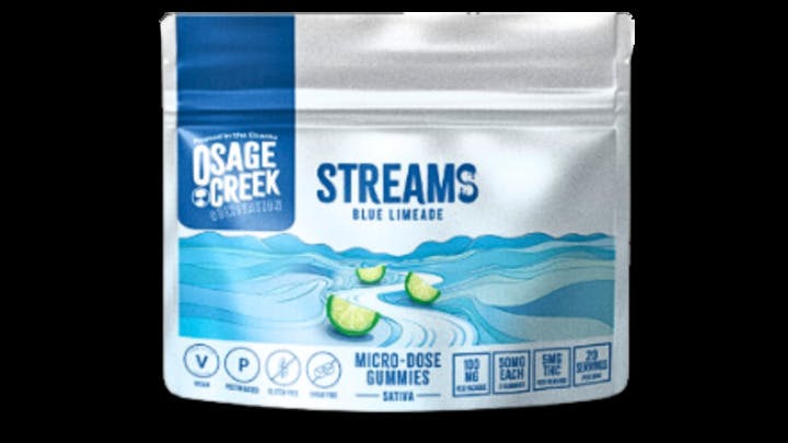 Osage - Edible - Gummies - Blue Limeade Sugar Free - Sativa - 100MG at Speakeasy Dispensary