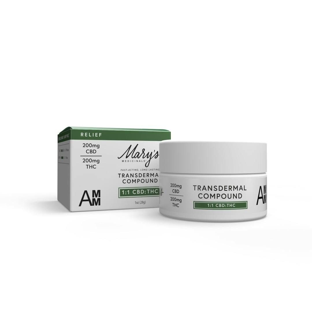Mary's Medicinals - Topical - Compound - Relief - 1:1 CBD:THC - 200MG