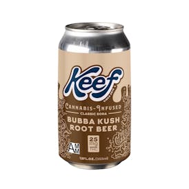 Keef - Edible - Beverage - Bubba Kush Root Beer - Hybrid - 25MG