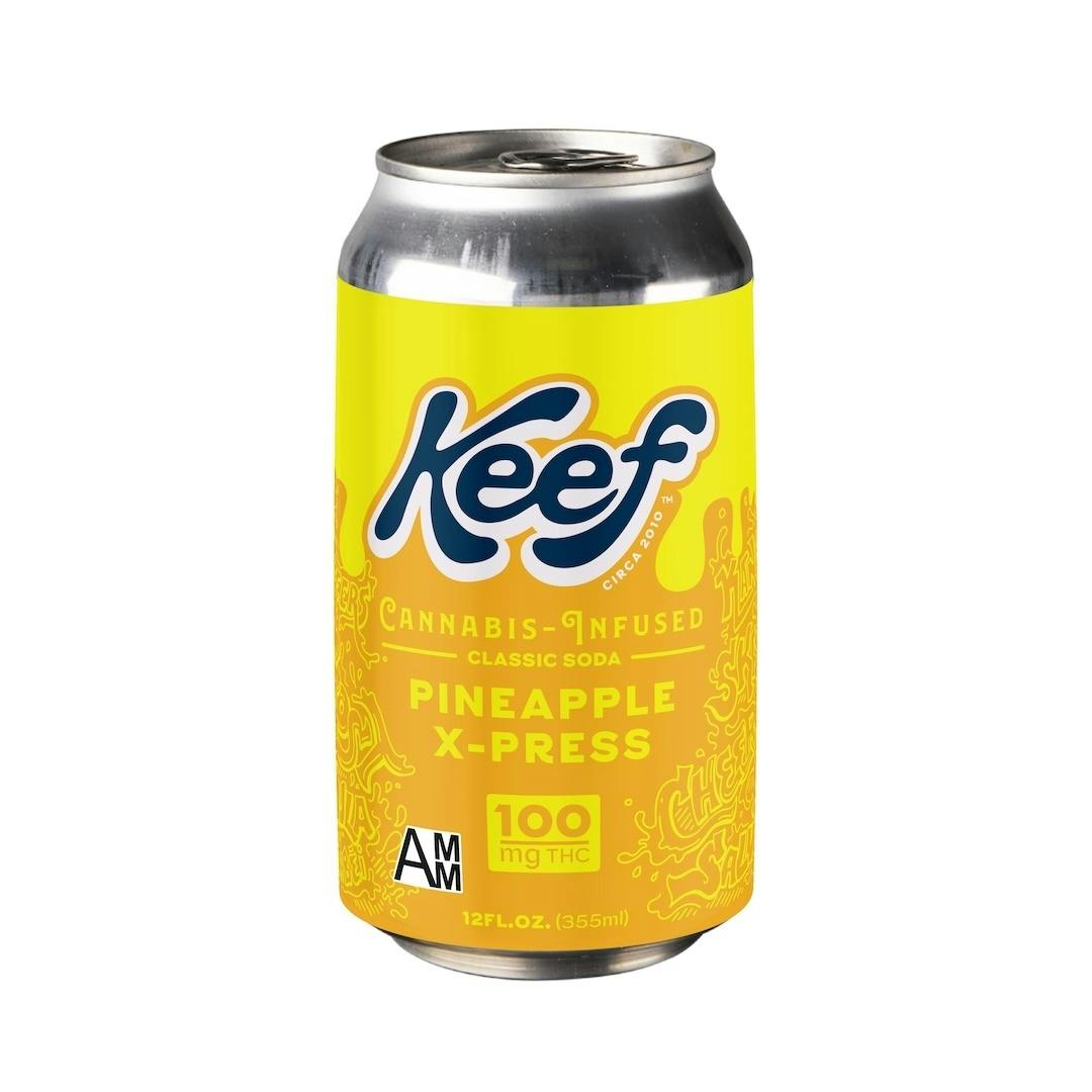 Keef - Edible - Beverage - Pineapple Xpress - Sativa - 100MG at Speakeasy Dispensary
