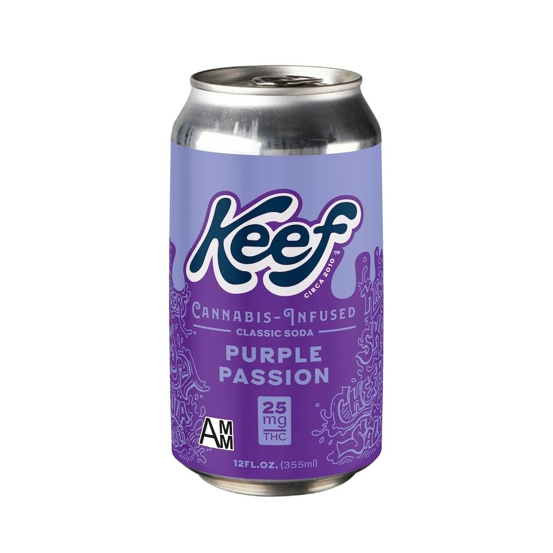 Keef - Edible - Beverage - Purple Passion - Hybrid - 25MG at Speakeasy Dispensary