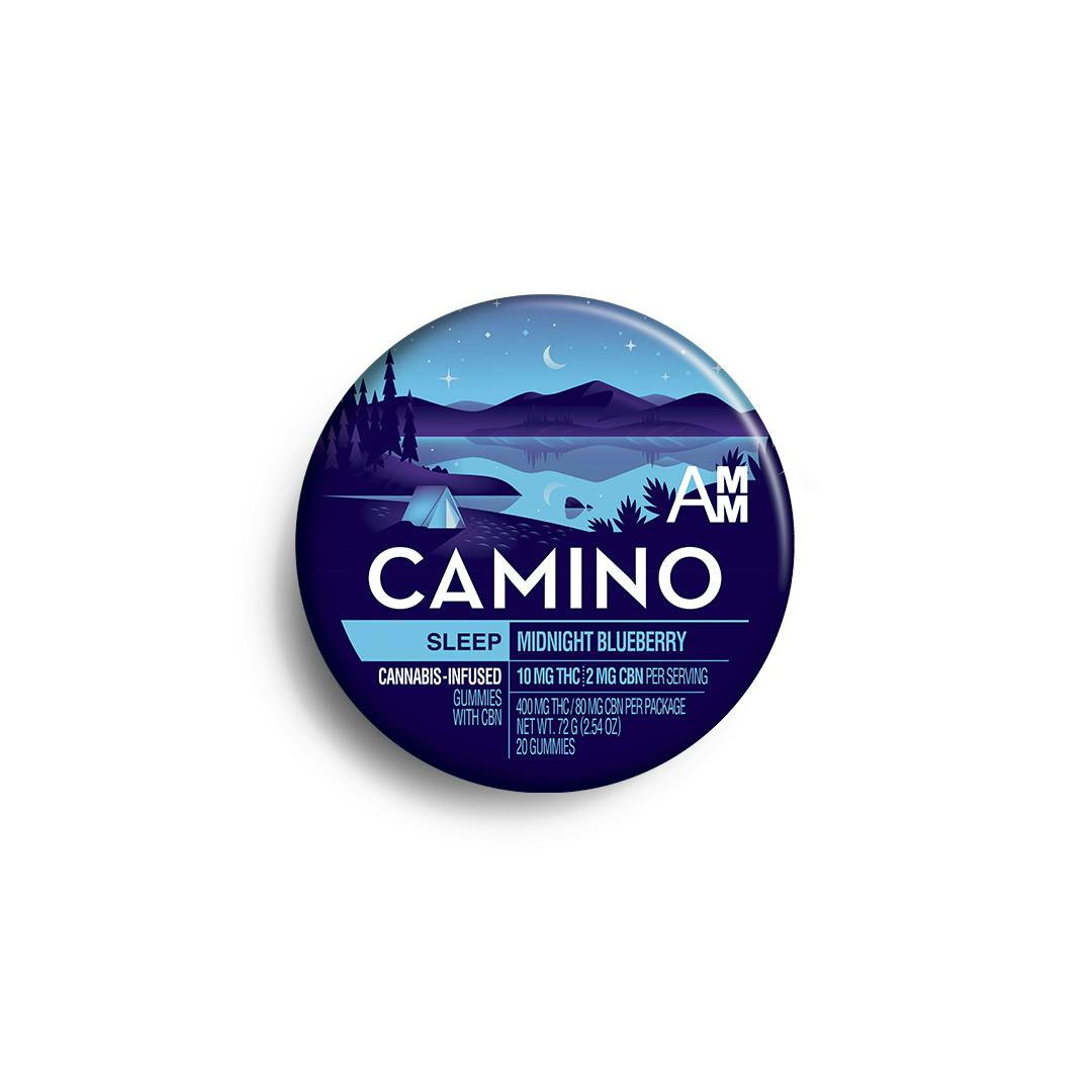 KIVA - Edible - Gummies - Camino Midnight Blueberry (Sleep) 5:1 - Indica