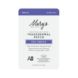 Mary's Medicinals - Topical - Patch - Relax 1:1 - Indica