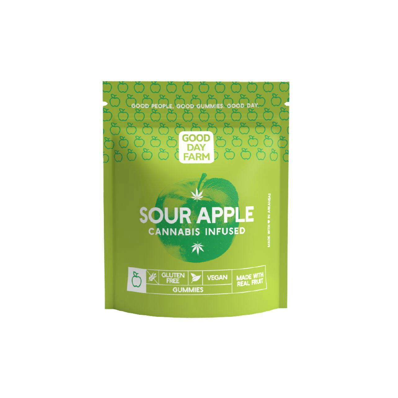 GDF - Edible - Gummies - Sour Apple - Hybrid - 100MG