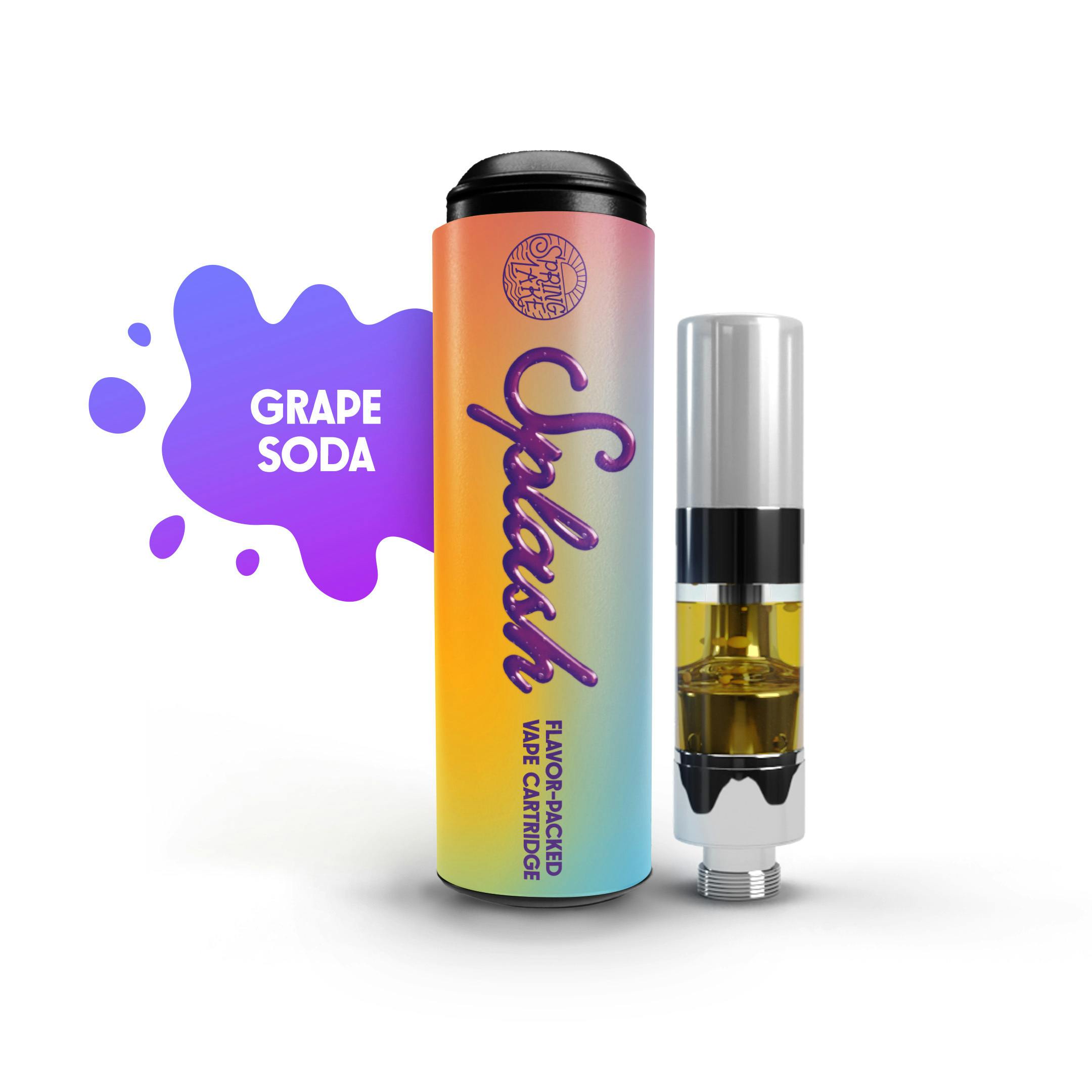 Revolution - Vape Cart - Threaded - Spring Lake Grape Soda Splash - Indica - 0.5G at Speakeasy Dispensary