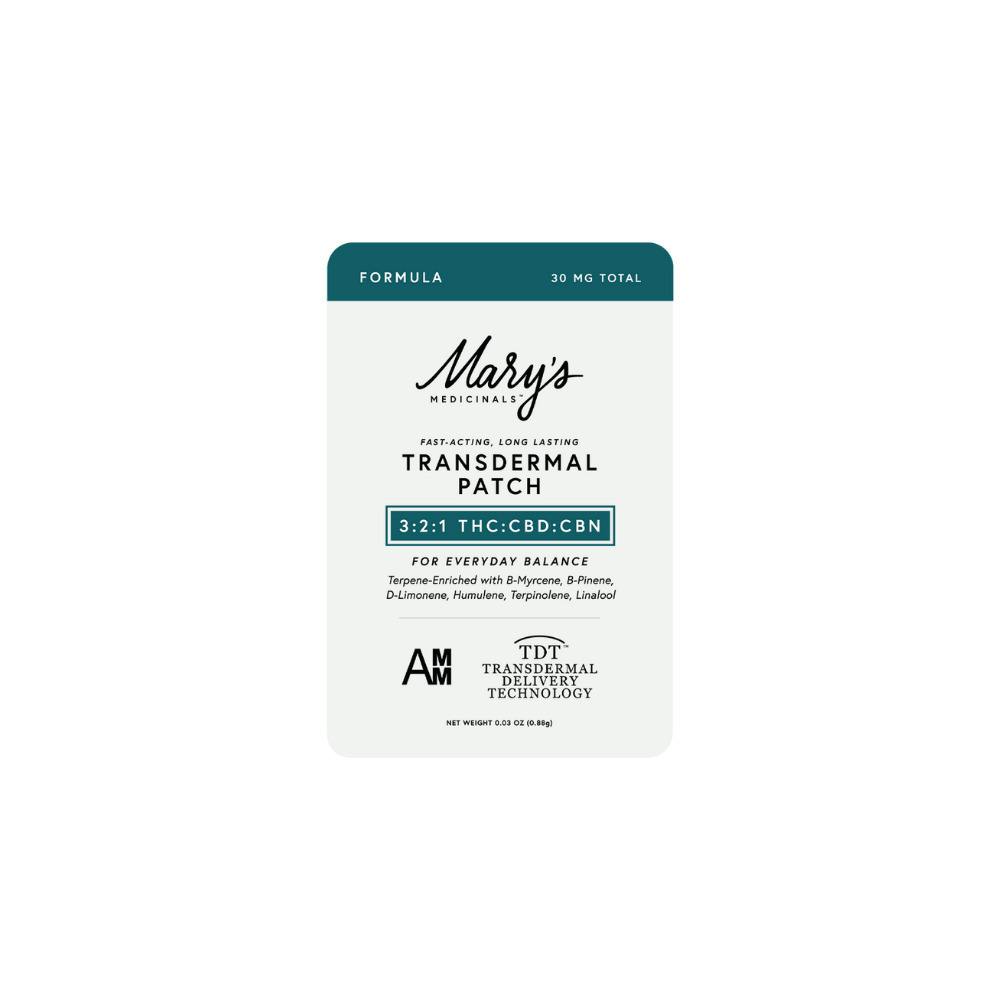 Mary's Medicinals - Topical - Patch - Formula - 3:2:1 THC:CBD:CBN - 30MG