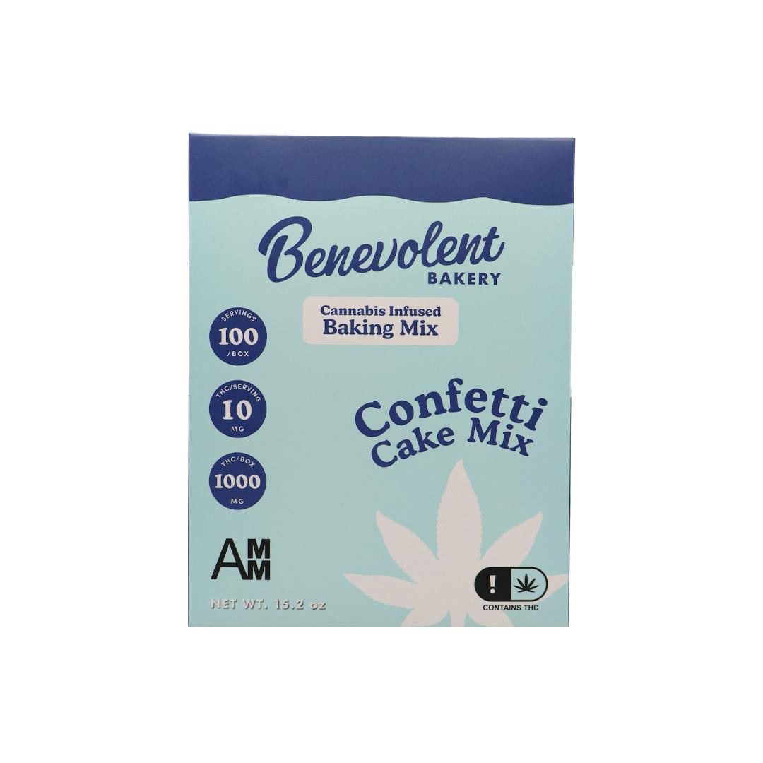 Benevolent Bakery - Edible - Baked Goods - Confetti Cake Mix - Hybrid - 1000MG
