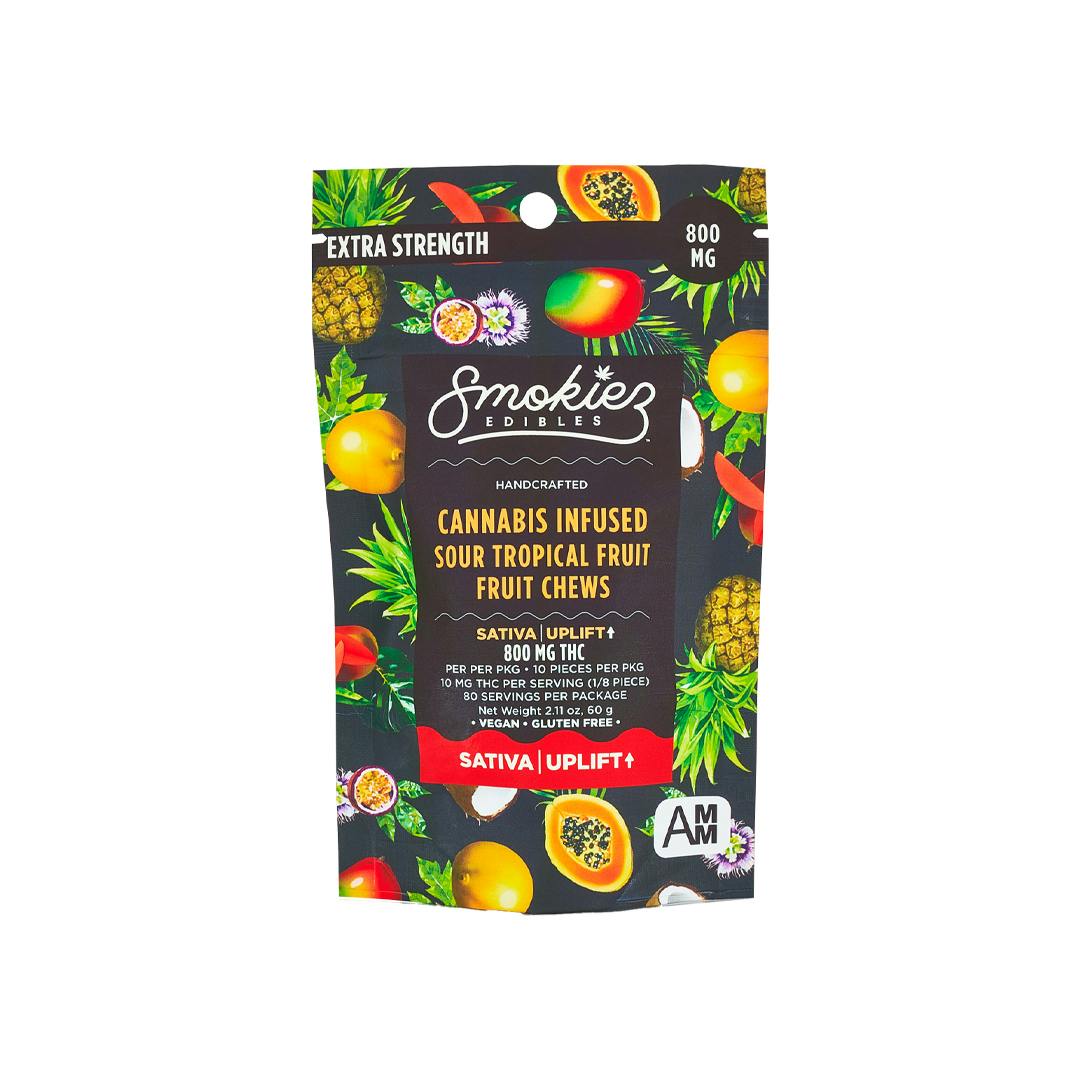Smokiez - Edible - Gummies - Sour Tropical Fruit - Sativa - 800MG