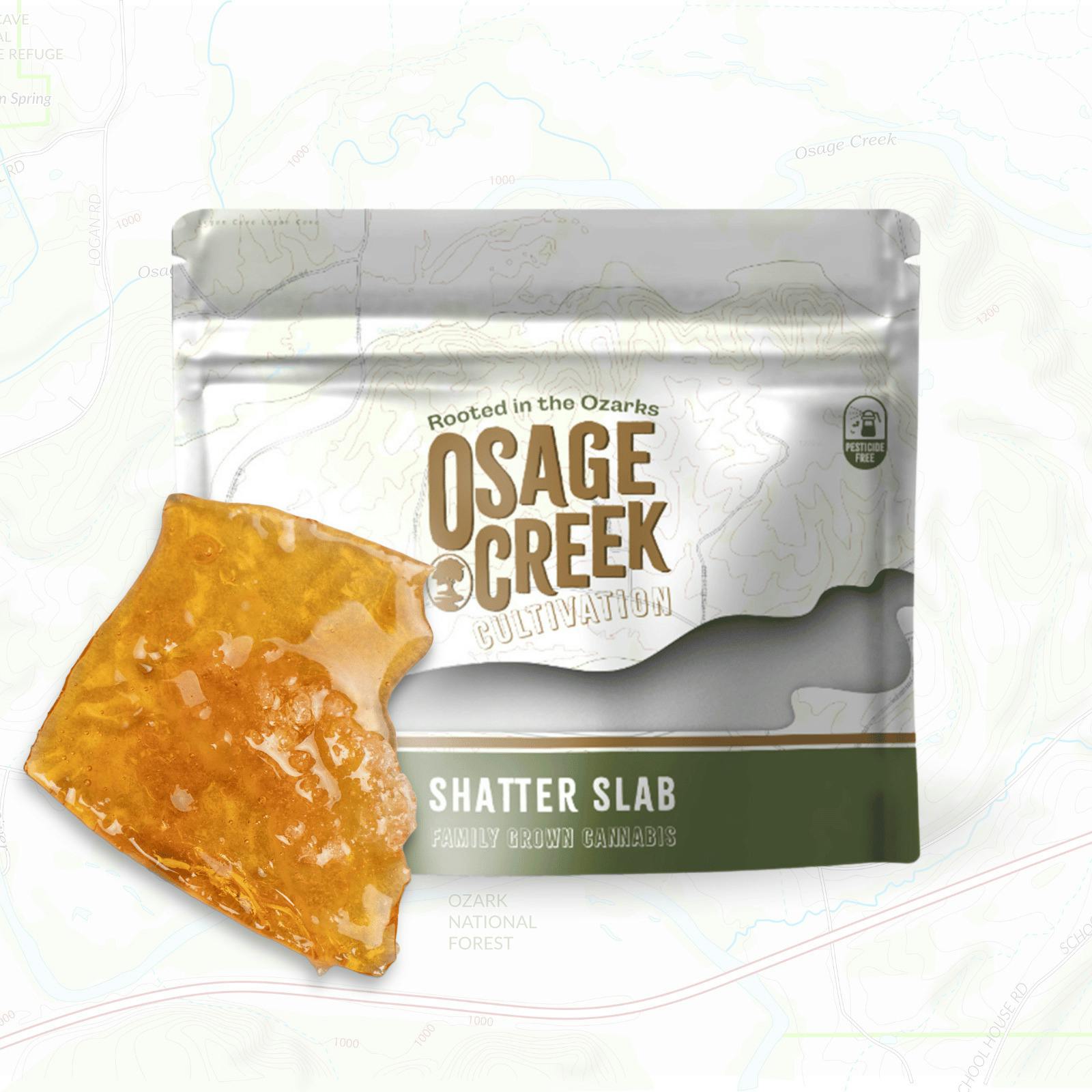 Osage - Concentrate - Shatter - Lemon Kush Headband - Sativa Hybrid - 1G