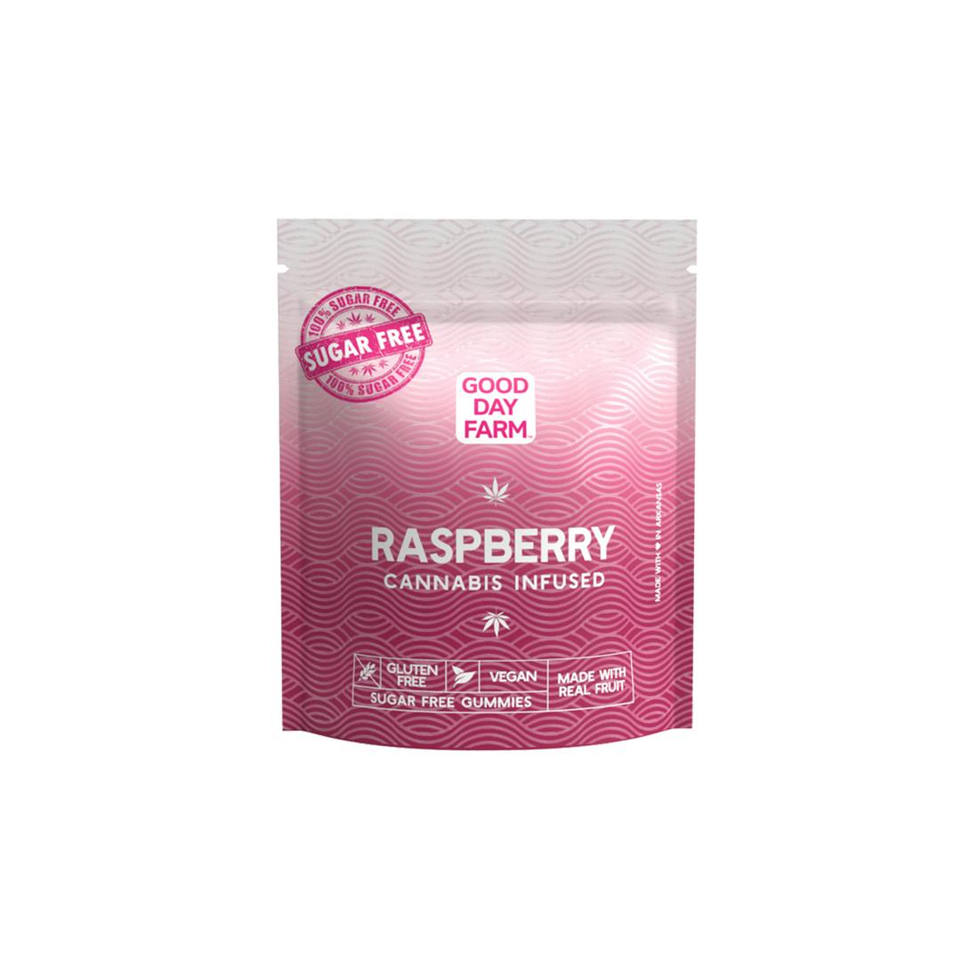 GDF - Edible - Gummies - Sugar Free Raspberry - Hybrid - 100MG