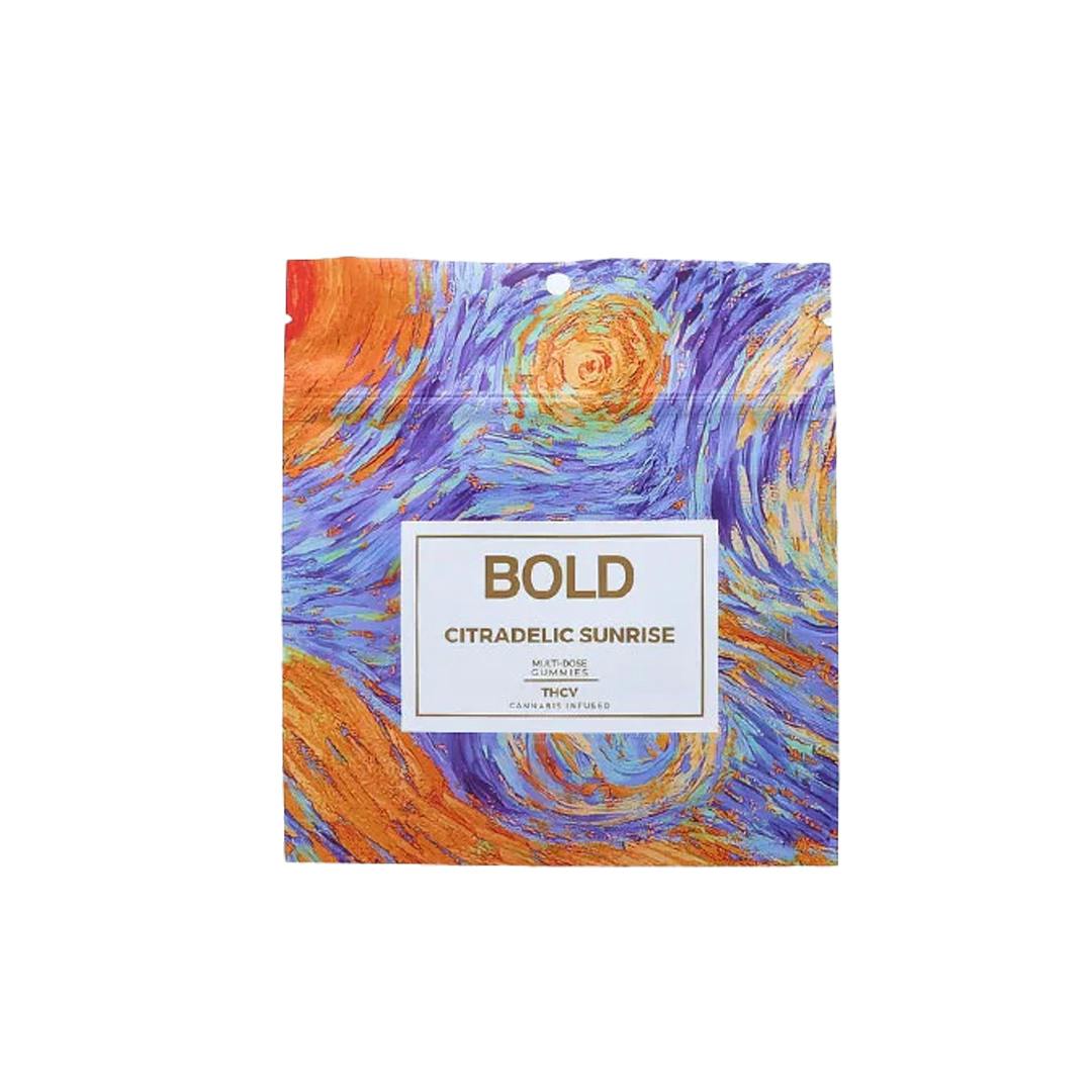Bold - Edible - Gummies - Citradelic Sunrise Multi Dose - Sativa - 600MG