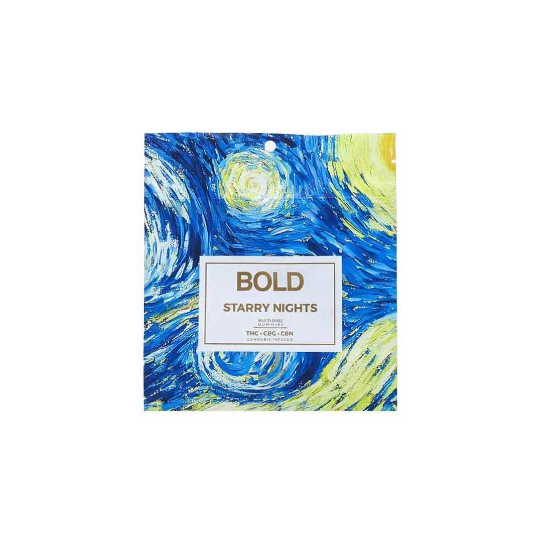 Bold - Edible - Gummies - Starry Night Multi Dose - Indica - 600MG