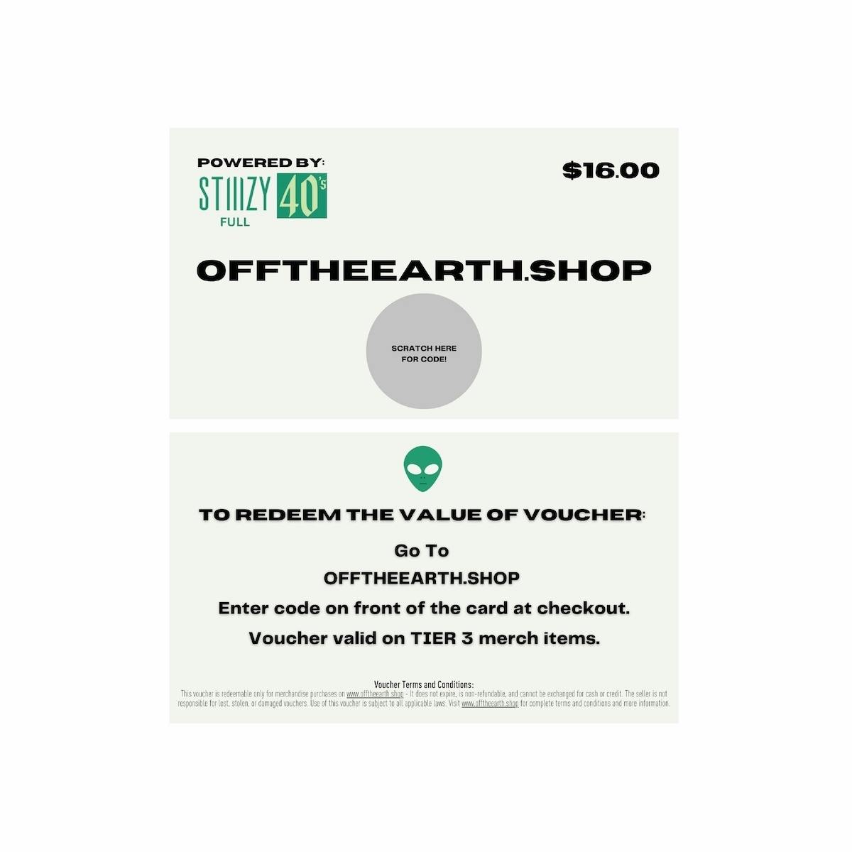 OTE STIIIZY 40S CPN VOUCHER