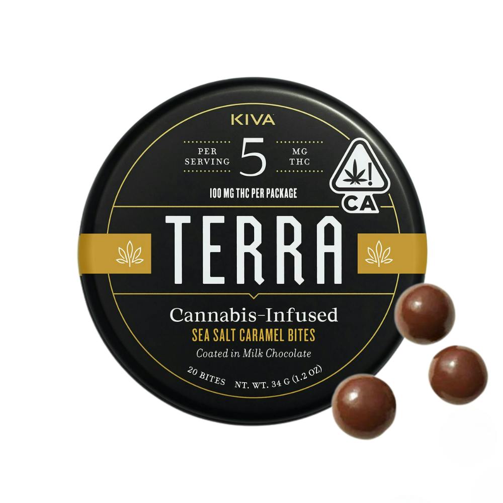 Terra | Milk Chocolate Sea Salt Caramel | 100mg | 20ct | 5mg/ea
