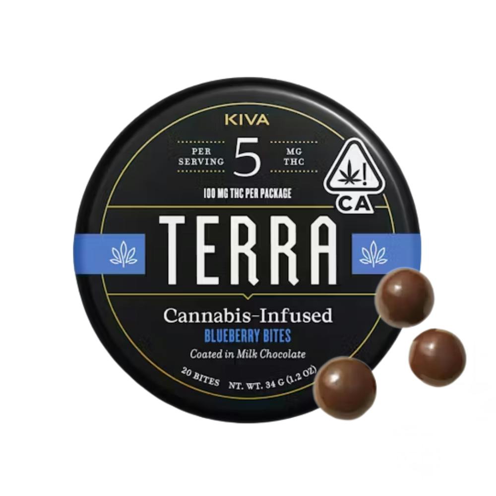 Terra | Milk Chocolate Blueberries | 100mg | 20ct | 5mg/ea