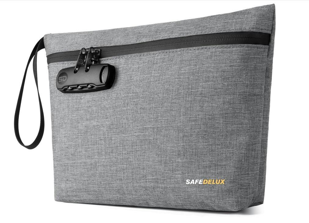 SafeDelux - Lockable Smell Proof Bag