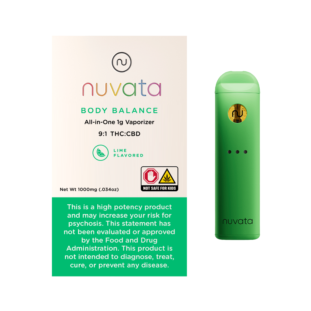 Nuvata Body Balance | Lime Disposable 1g