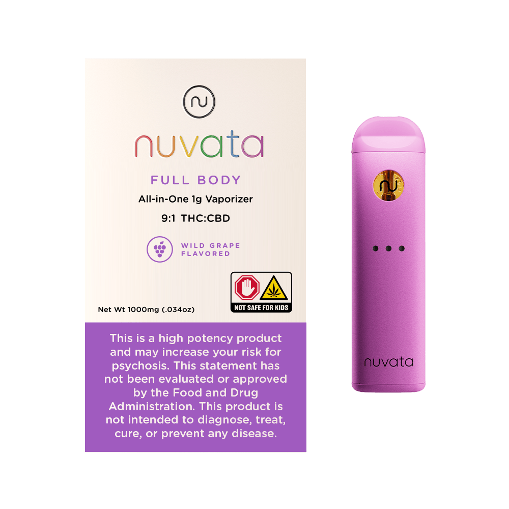 Nuvata Full Body | Wild Grape Disposable 1g