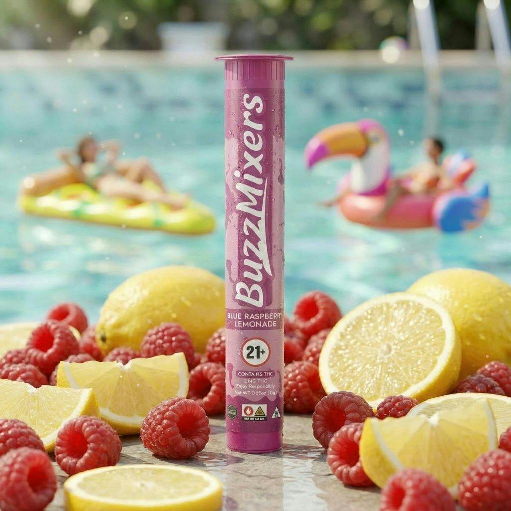BuzzMixers Blue Raspberry Lemonade Soluble Powder 10mg