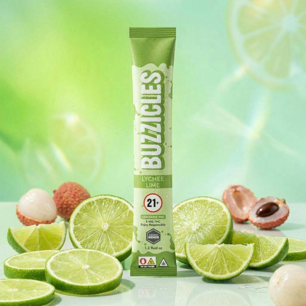 Buzzicles Lychee Lime Popsicle 5mg