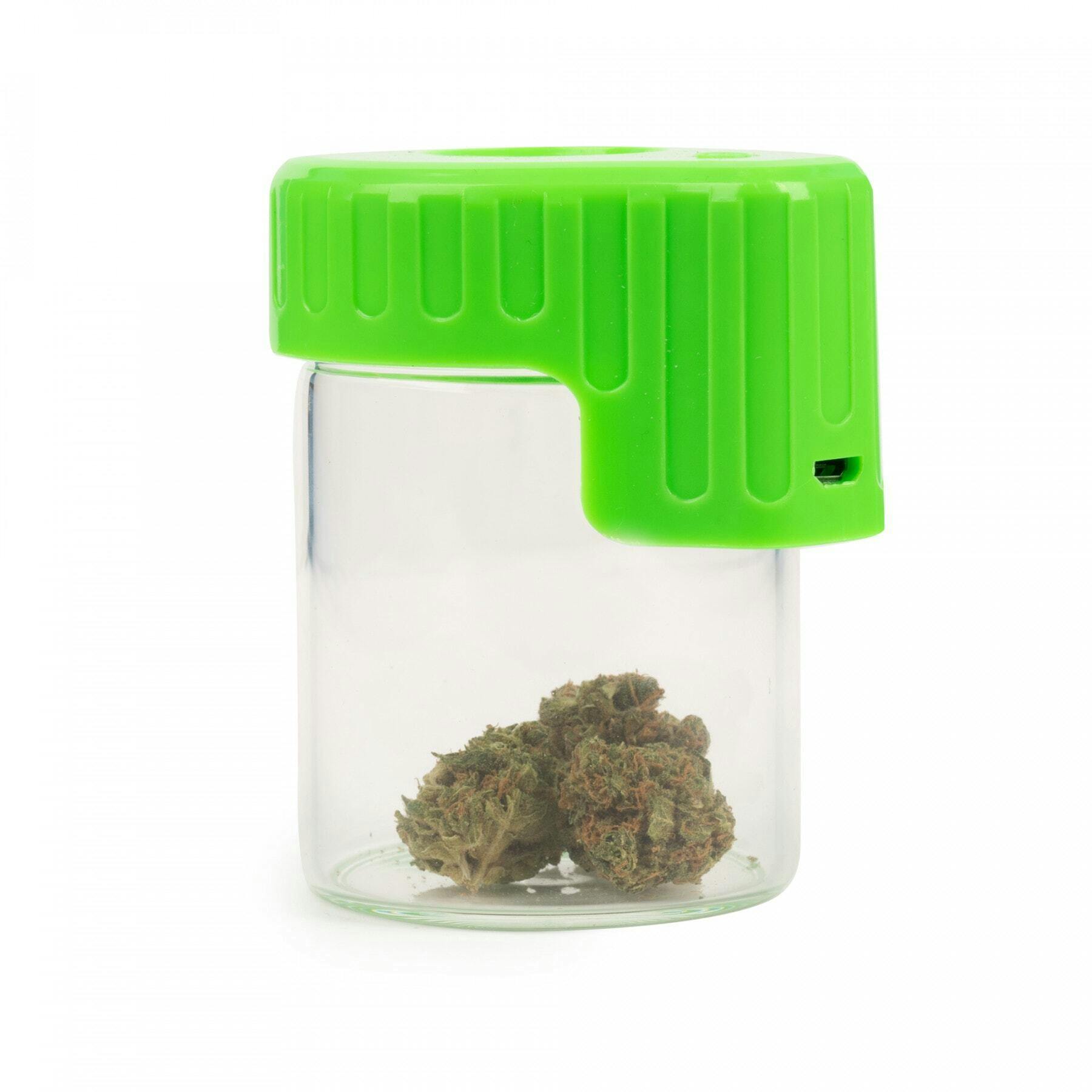 Light-Up Glass Seal Storage Jar - Green