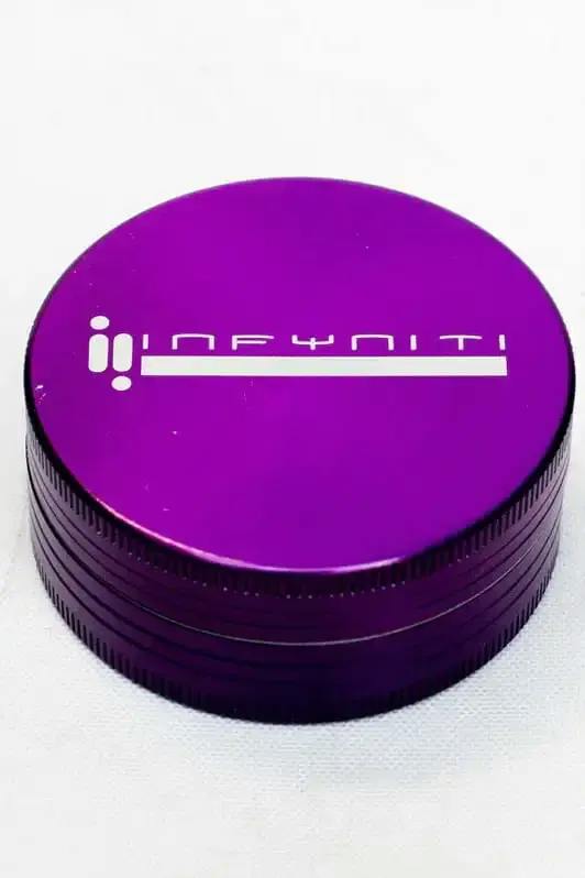 Infyniti 2 parts metal herb grinder - PURPLE