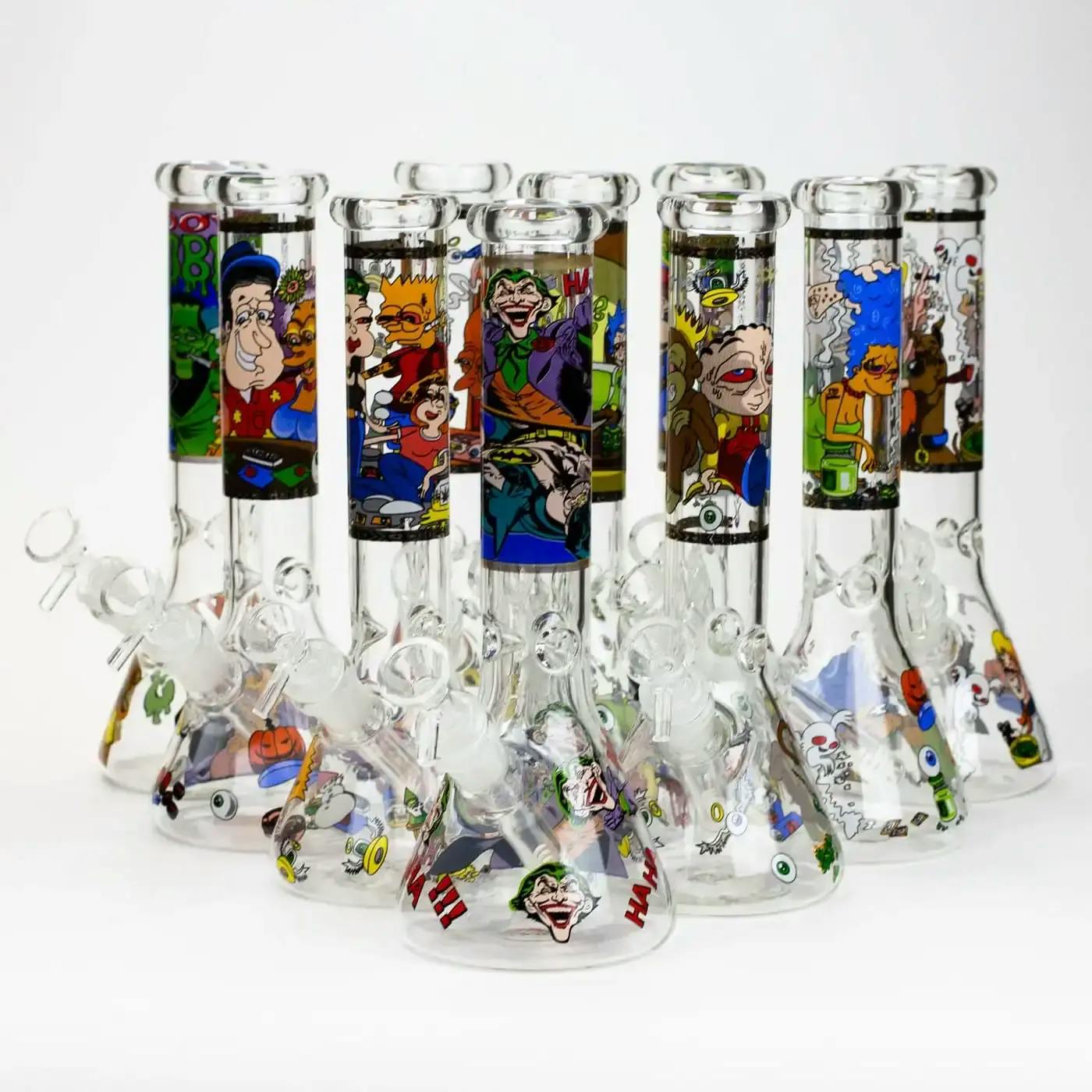 10" Graphic Bong (Mixed Styles)