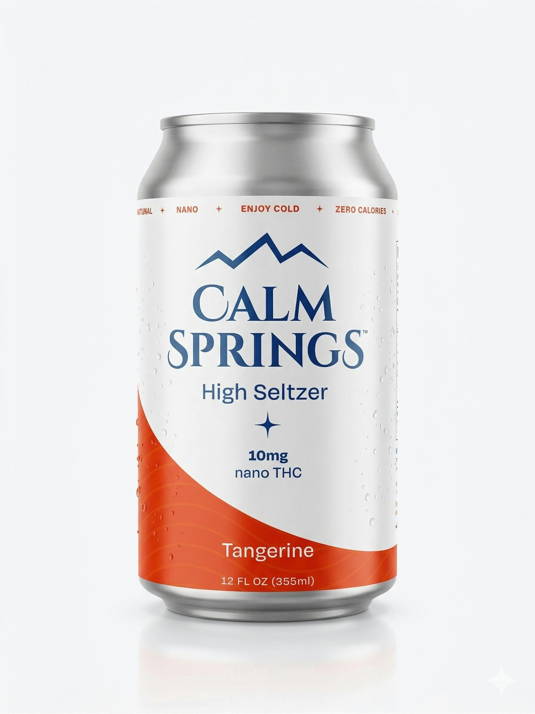 Drinks - 10mg Nano THC - Seltzer - Tangerine at Friend Jen And Co