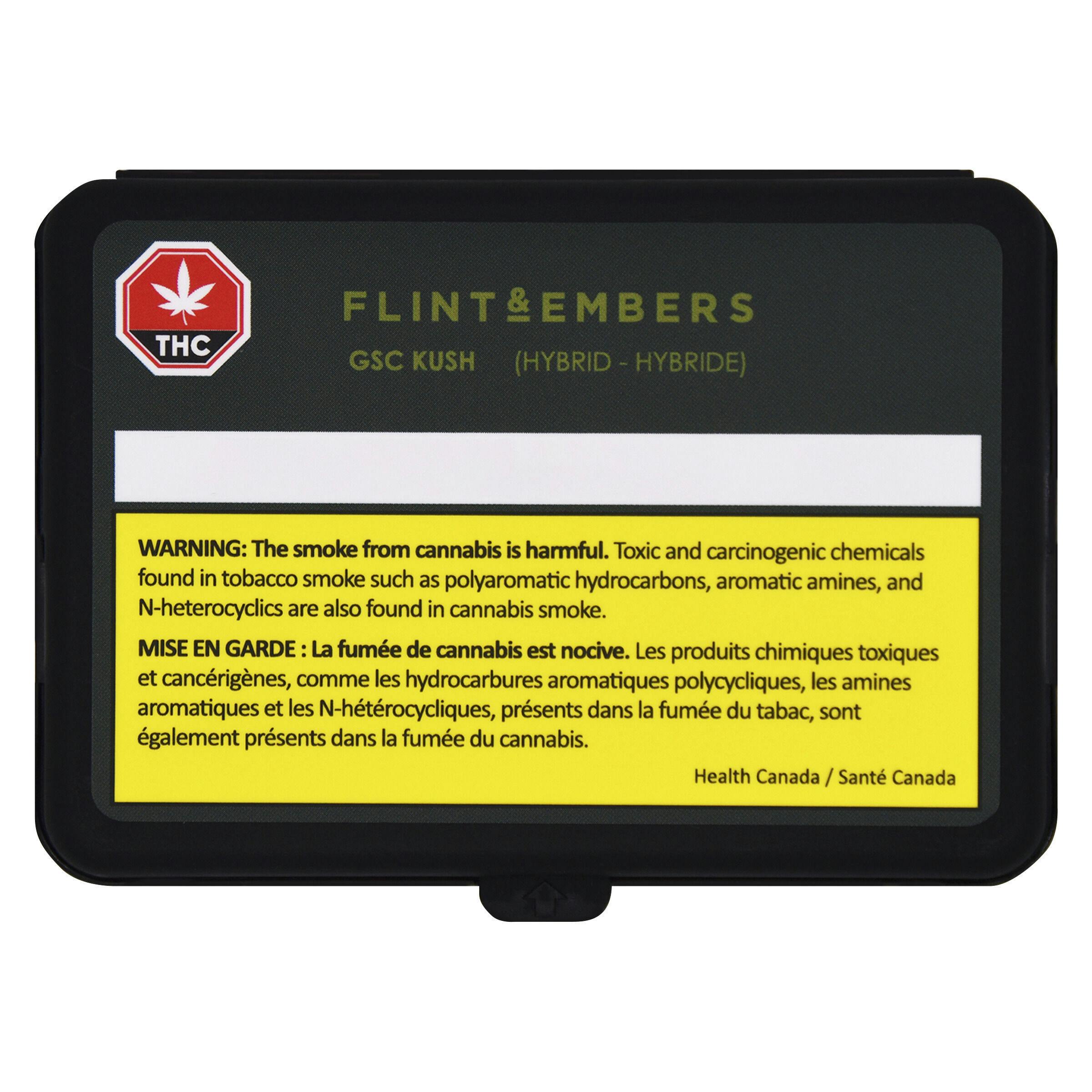 Flint & Embers - GSC Kush Pre-Rolls - 3x0.5g
