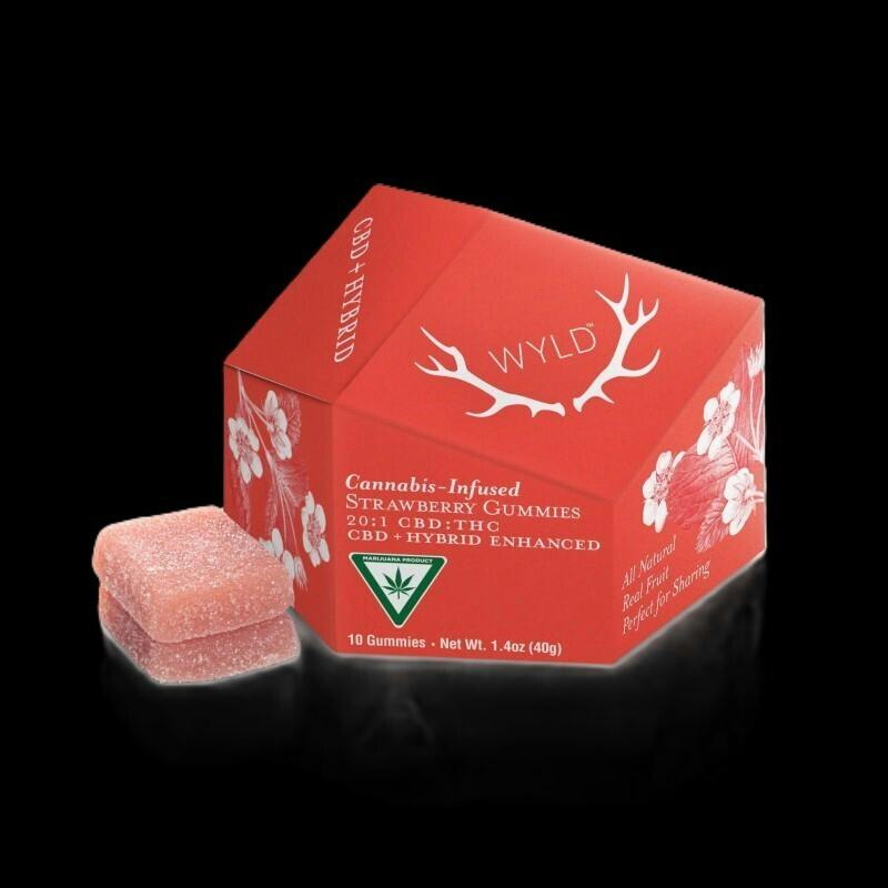 WYLD Strawberry 200mg CBD : 10mg THC